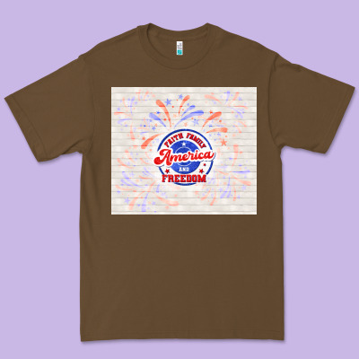 America And Freedom Premium Tee Designed By Tumblerdesignbyshophia