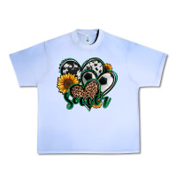 Grape Ice soccer hearts Urban Heavy Tee - Jasminsmagicworld