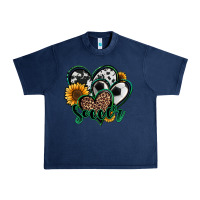 Navy soccer hearts Urban Heavy Tee - Jasminsmagicworld