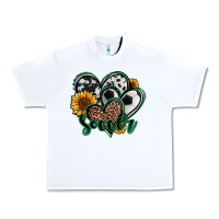 Soccer Hearts Urban Heavy Tee | Teevron
