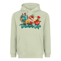 Matcha teacher life Heavyweight Hoodie - AdoDesignShop