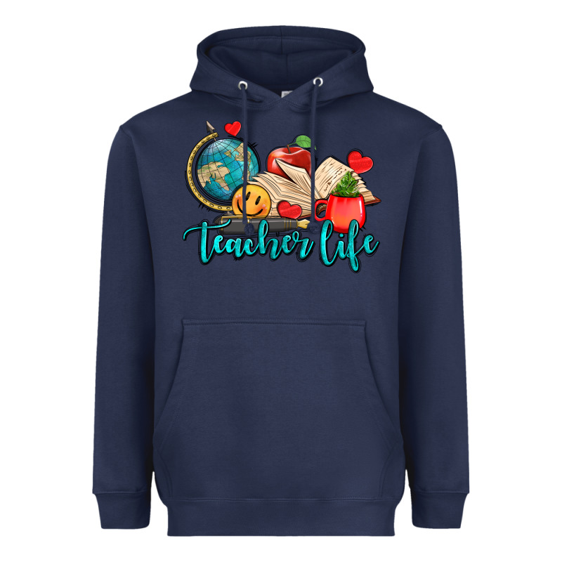 Teacher Life Heavyweight Hoodie by AdoDesignShop | Teevron