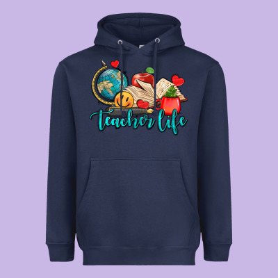 Teacher Life Heavyweight Hoodie Designed By Adodesignshop