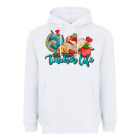 White teacher life Heavyweight Hoodie - AdoDesignShop