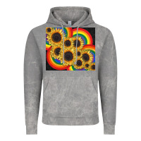 Cloud Rock Pride sunflower tumbler Vintage Hoodie - FaDigitalArtStudio