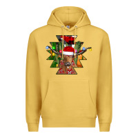 Longhorn Aztec Christmas Premium Hoodie | Teevron