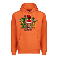 Carrot longhorn Aztec Christmas Premium Hoodie - CowhideDigitalArt
