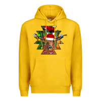 Lemon longhorn Aztec Christmas Premium Hoodie - CowhideDigitalArt