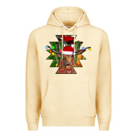 Pina Colada longhorn Aztec Christmas Premium Hoodie - CowhideDigitalArt