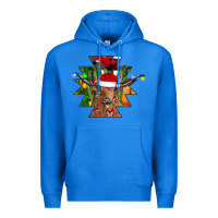 True Royal longhorn Aztec Christmas Premium Hoodie - CowhideDigitalArt
