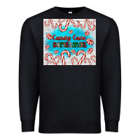 Black candy cane Christmas Premium Sweatshirt - AdoDesignShop