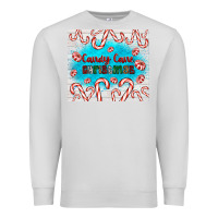 Dove Grey candy cane Christmas Premium Sweatshirt - AdoDesignShop