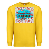 Lemon candy cane Christmas Premium Sweatshirt - AdoDesignShop