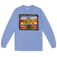 Colony Blue serape leopard cactus Long Sleeve Tee - RanaPortraitStore
