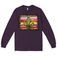 Plum serape leopard cactus Long Sleeve Tee - RanaPortraitStore