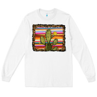 White serape leopard cactus Long Sleeve Tee - RanaPortraitStore