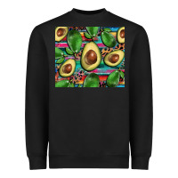 Black avacado Heavyweight Sweatshirt - BarkalooDesign