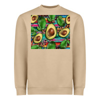 Mushroom avacado Heavyweight Sweatshirt - BarkalooDesign