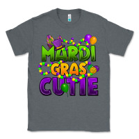 Charcoal Heather mardi gras cutie Classic Tee - CowGirlArtShop