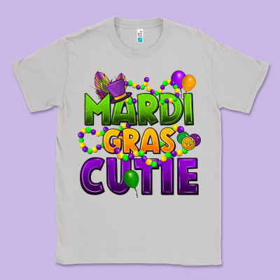 Mardi Gras Cutie Classic Tee Designed By Cowgirlartshop