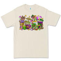 Bone Mardi Gras coffee cups Premium Tee - HowdyJamesFarm
