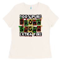 Bone 100 pure brown sugar extra fine Ladies Tee - CowGirlArtShop