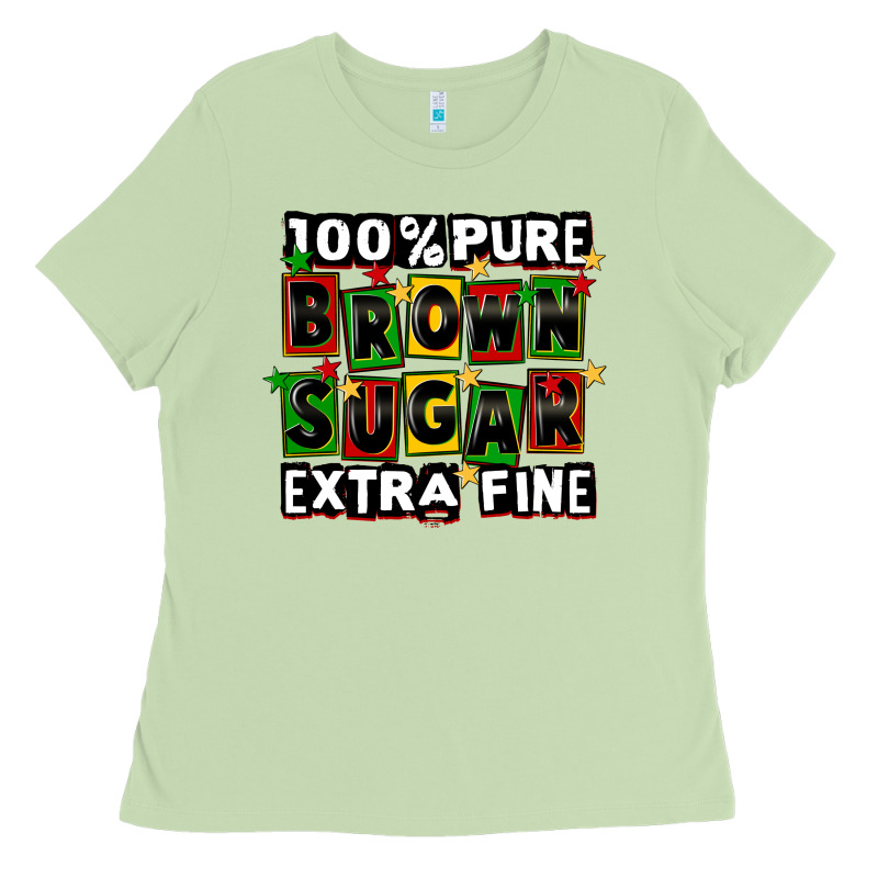100 Pure Brown Sugar Extra Fine Ladies Tee by CowGirlArtShop | Teevron