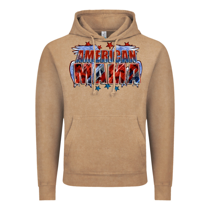 American Mama Mother's Day Vintage Hoodie by FaDigitalArtStudio | Teevron