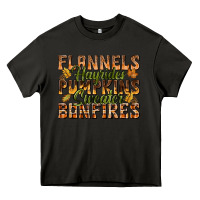 Asphalt Flannels Hayrides Pumpkins Heavy Core Tee - texasbilliewilder