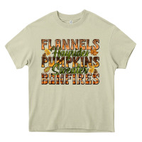 Mossy Flannels Hayrides Pumpkins Heavy Core Tee - texasbilliewilder