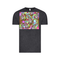 Vintage Black Easter bunnys eggs Vintage Tee - OliviaCreatesArt