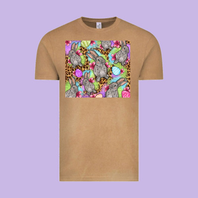 Easter Bunnys Eggs Vintage Tee Designed By Oliviacreatesart