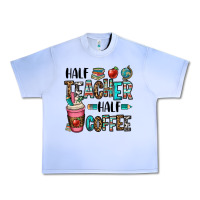 Grape Ice half teacher half coffee Urban Heavy Tee - OliviaCreatesArt