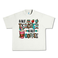 Pistachio half teacher half coffee Urban Heavy Tee - OliviaCreatesArt