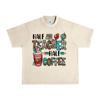 Sandshell half teacher half coffee Urban Heavy Tee - OliviaCreatesArt