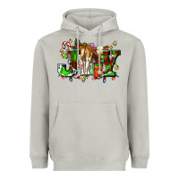 Moon Dust joy with baby cow and christmas gifts mistletoe Heavyweight Hoodie - AdoDesignShop