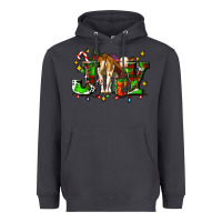 Smoke joy with baby cow and christmas gifts mistletoe Heavyweight Hoodie - AdoDesignShop
