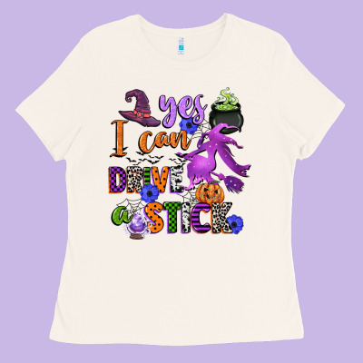 Yes I Can Drive A Stick Ladies Tee Designed By Cowgirlartshop