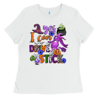 White yes i can drive a stick Ladies Tee - CowGirlArtShop