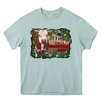 Arona all i want for christmas is a cow cowhide Heavy Core Tee - RanaPortraitStore