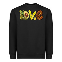 Black love avocado Heavyweight Sweatshirt - BarkalooDesign