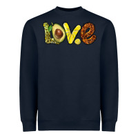 Navy love avocado Heavyweight Sweatshirt - BarkalooDesign