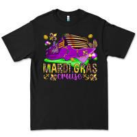 Black Mardi Gras Cruise Premium Tee - HowdyJamesFarm