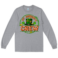 Heather Grey St. Patrick's Day crew Long Sleeve Tee - FaDigitalArtStudio