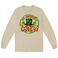 Mushroom St. Patrick's Day crew Long Sleeve Tee - FaDigitalArtStudio