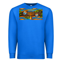 True Royal hanukkah with candlestick Premium Sweatshirt - AdoDesignShop