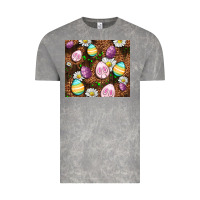 Cloud Rock Easter rabbit eggs Vintage Tee - OliviaCreatesArt