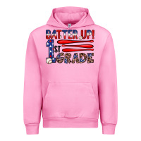 Fuchsia Pink batter up 1st grade Urban Hoodie - JahusDesignShop