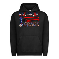 Pigment Black batter up 1st grade Urban Hoodie - JahusDesignShop