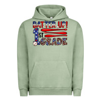 Pigment Oil Green batter up 1st grade Urban Hoodie - JahusDesignShop